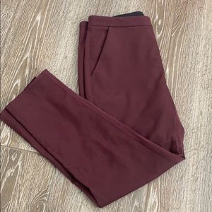 Lululemon maroon trousers
